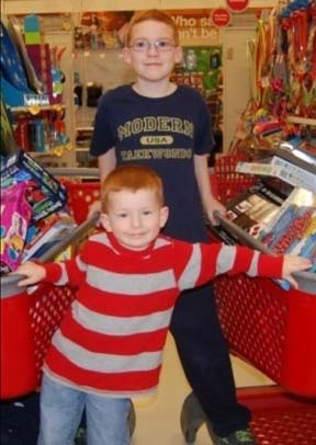 Marc Murphy,9, and Michael Murphy, 4: Fourth grader Marc launched a toy drive three years ago that continues to grow. Photo courtesy Murphy family